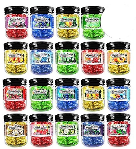 12 Jars - 100% Tobacco & Nicotine Free Beamer Ice Drops Gel Hookah Shisha Vapor 4 Real Hookah. 2 Hours + Per Head. + Beamer Smoke Limited Edition Sticker
