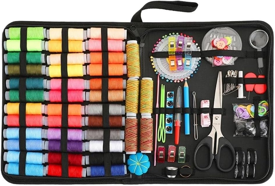 WERFOGH Household Multifunctional Needle and Thread Box Set Hand Sewing and Bag