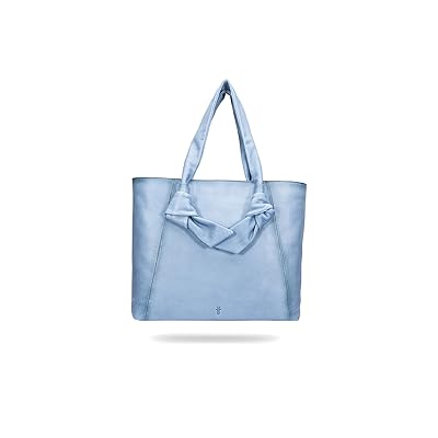 Frye Nora Knotted Tote Tote Handbags Washed Denim Leath, Leather