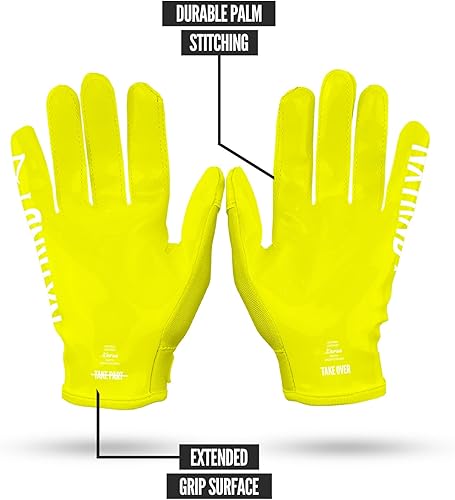 Miniatura 10 de Nxtrnd G1 Youth Football Gloves, Kids Sticky Receiver Gloves