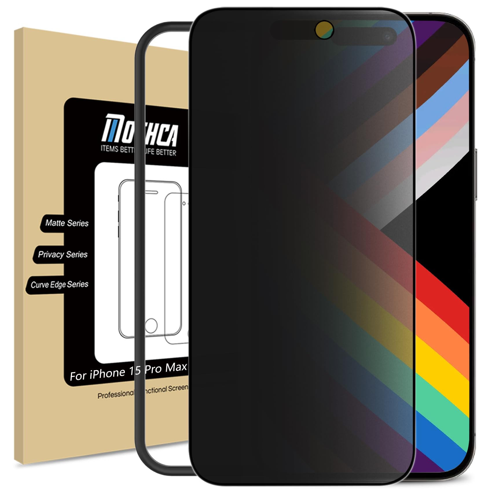 BeHello iPhone 16 Pro/16 Pro Max Camera lens protector zwart | BEHTEM00334