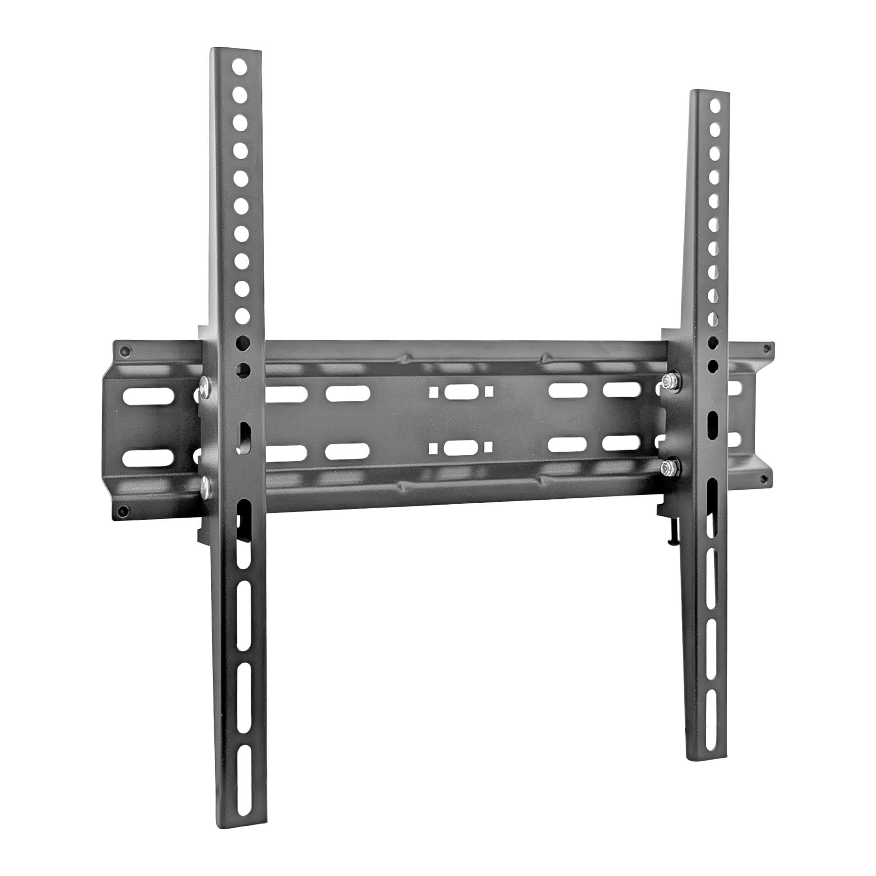 Harbour Housewares Slimline TV Wall Bracket 25-55" – Ultra-Slim Fixed/Flat Mount, VESA 75x75-400x400, Supports Up to 35kg, Black Steel, Space-Saving Home Cinema