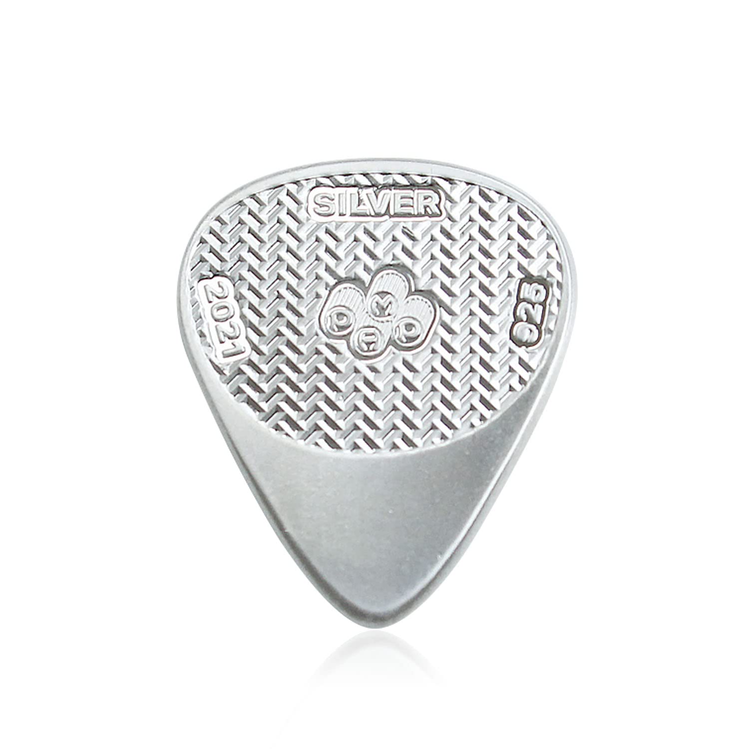 Official Playable Silver Fender Guitar Pick Plectrum Collectable