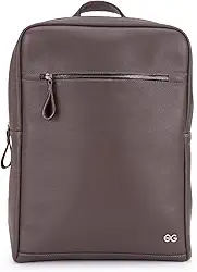 Mochila Executiva Slim Para Notebook Tablet Couro Legítimo (Marrom Escuro)
