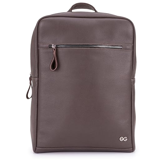 Mochila Executiva Slim Para Notebook Tablet Couro Legítimo (Marrom Escuro)