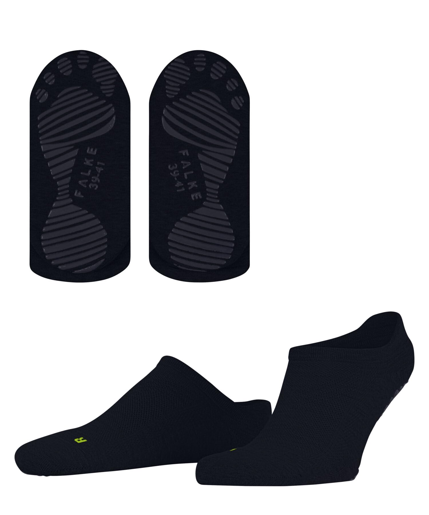 Falke Unisex Blue Marine 6120 Cool Kick U Hp Soft Breathable Quick Drying Grips On Sole 1 Pair Grip Socks, 9.5/10.5 Uk