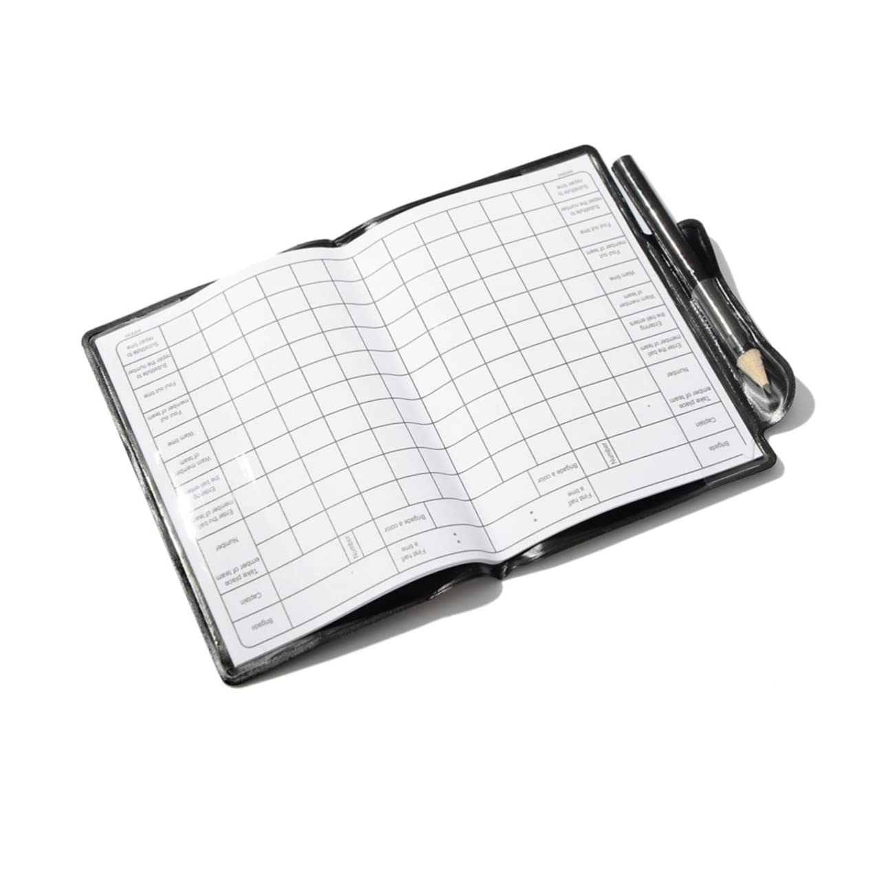 Abaodam Referee Set with Red and Yellow Cards Metal Whistle with Lanyard for Soccer Games Includes Scorebook and Pencil Portable Design for Quick Access and Easy Use