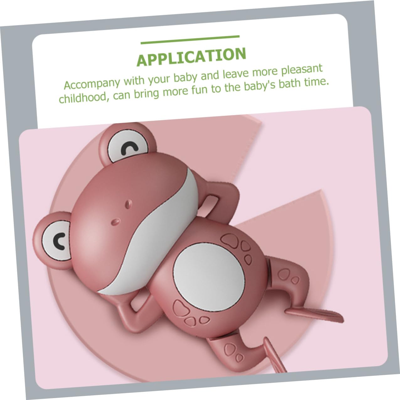 Jouet de Bain pour Bébé Grenouille à Remonter, Lot 3 Pièces