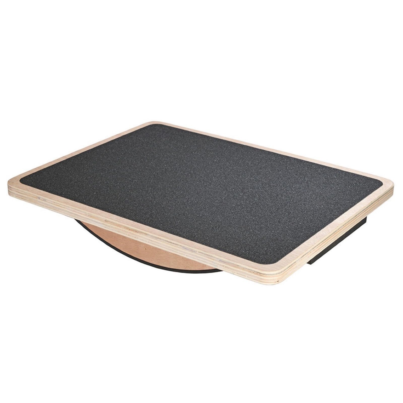 Balance Board, Tavola Di Equilibrio in Legno, Antiscivolo, Trainer per Caviglia e Piede, Esercizi di Stabilità, Per Uso Domestico Tavola e Sotto la Scrivania (giallo, separare)