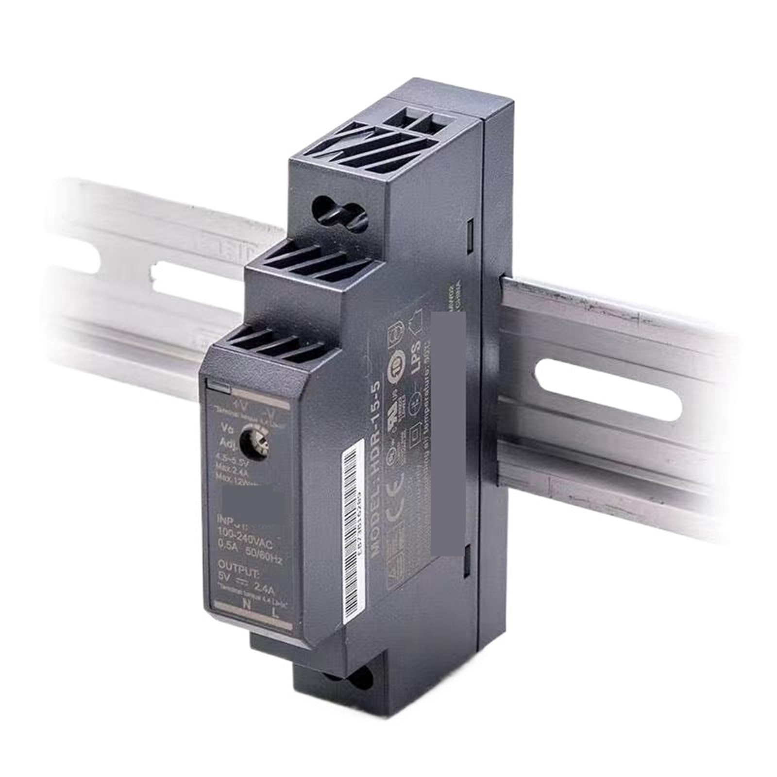 Alimentation HDR-15-5 12W boîtier de commutation 5V pour rail DIN - 4