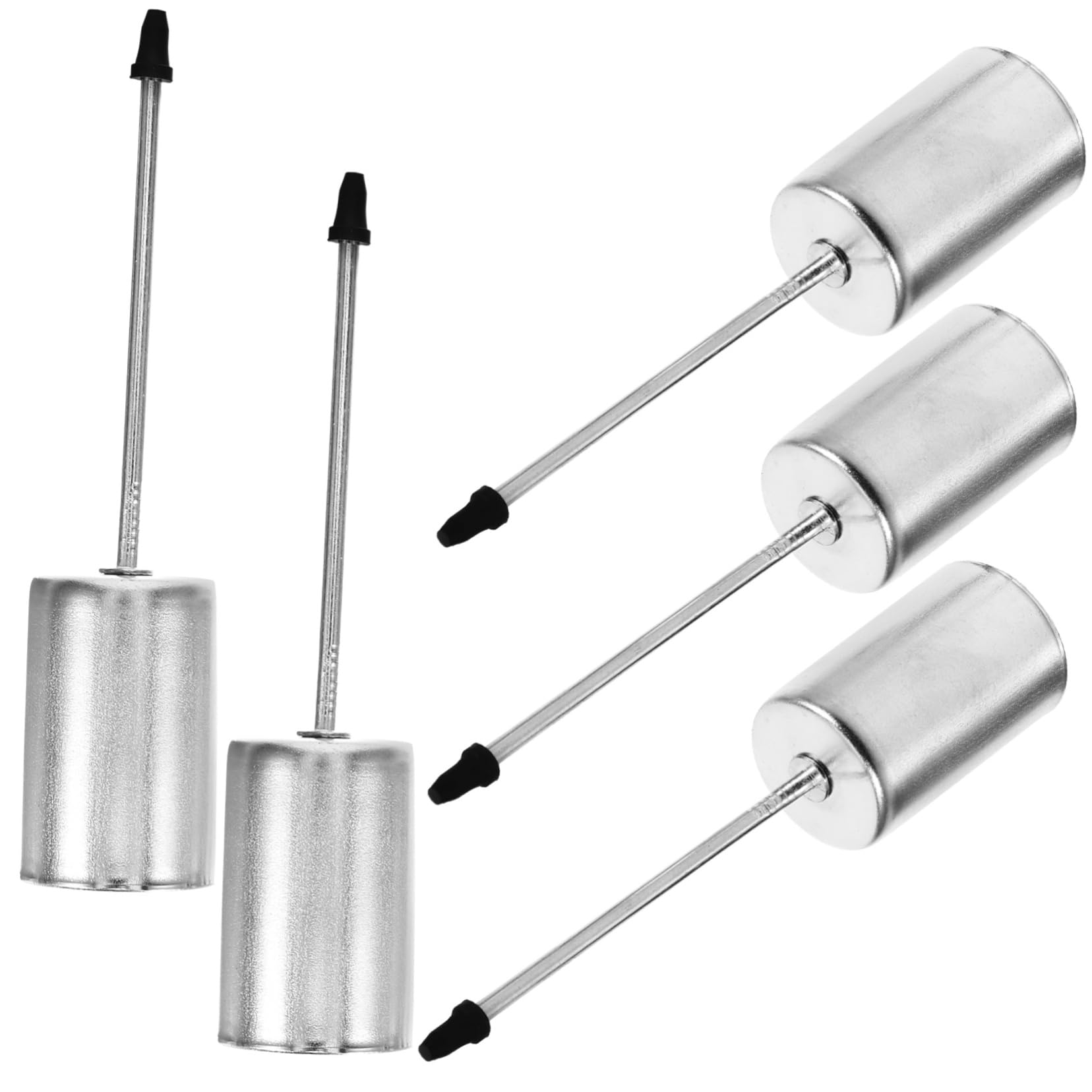 Levemolo 4sets Golden Taper Candle Holders Drippy Christmas Decorations Metal Candle Cup for Holiday Party 5pcs*4