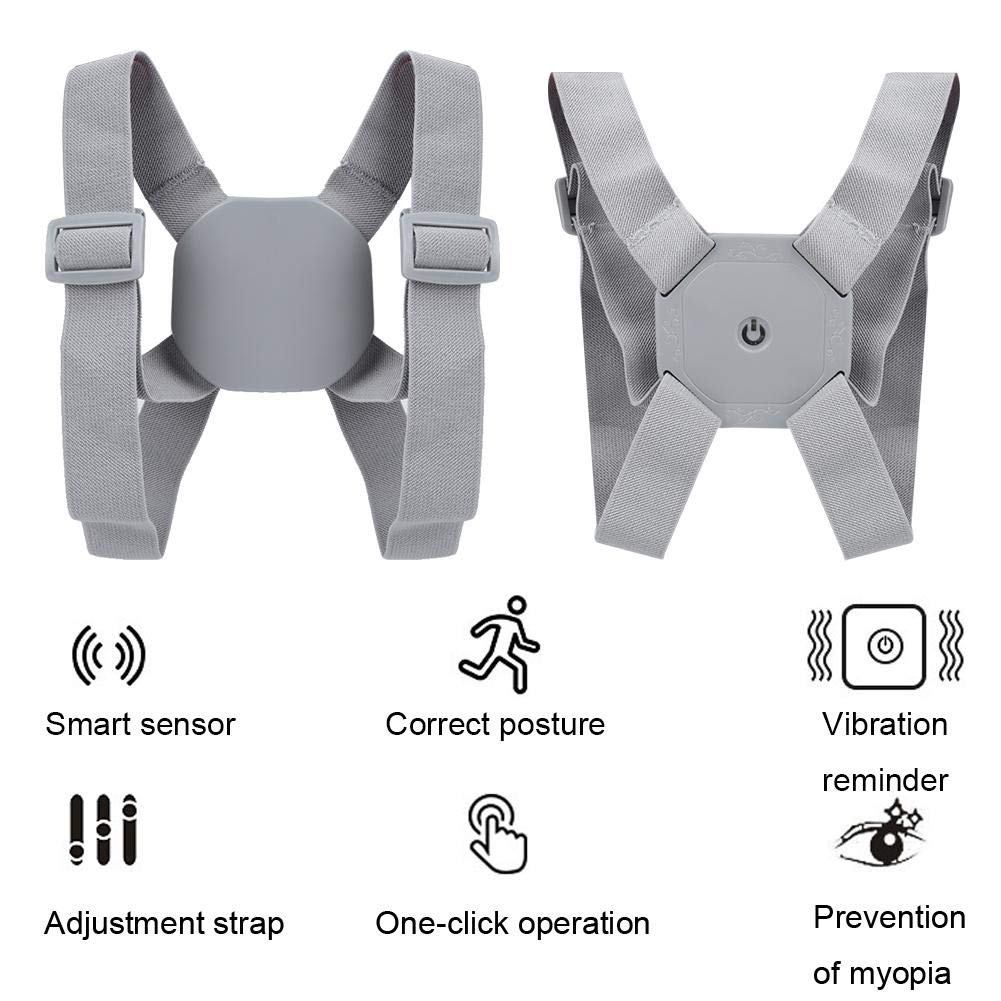 Cintura per la correzione della schiena per bambini, per la correzione della postura a induzione, con cavo USB