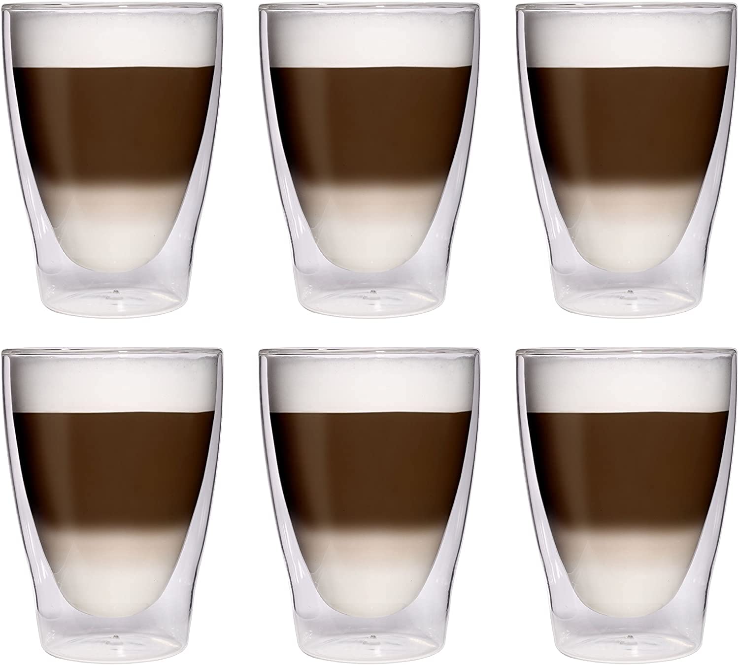 Orion Bicchiere termico a doppia parete da 430 ml per latte