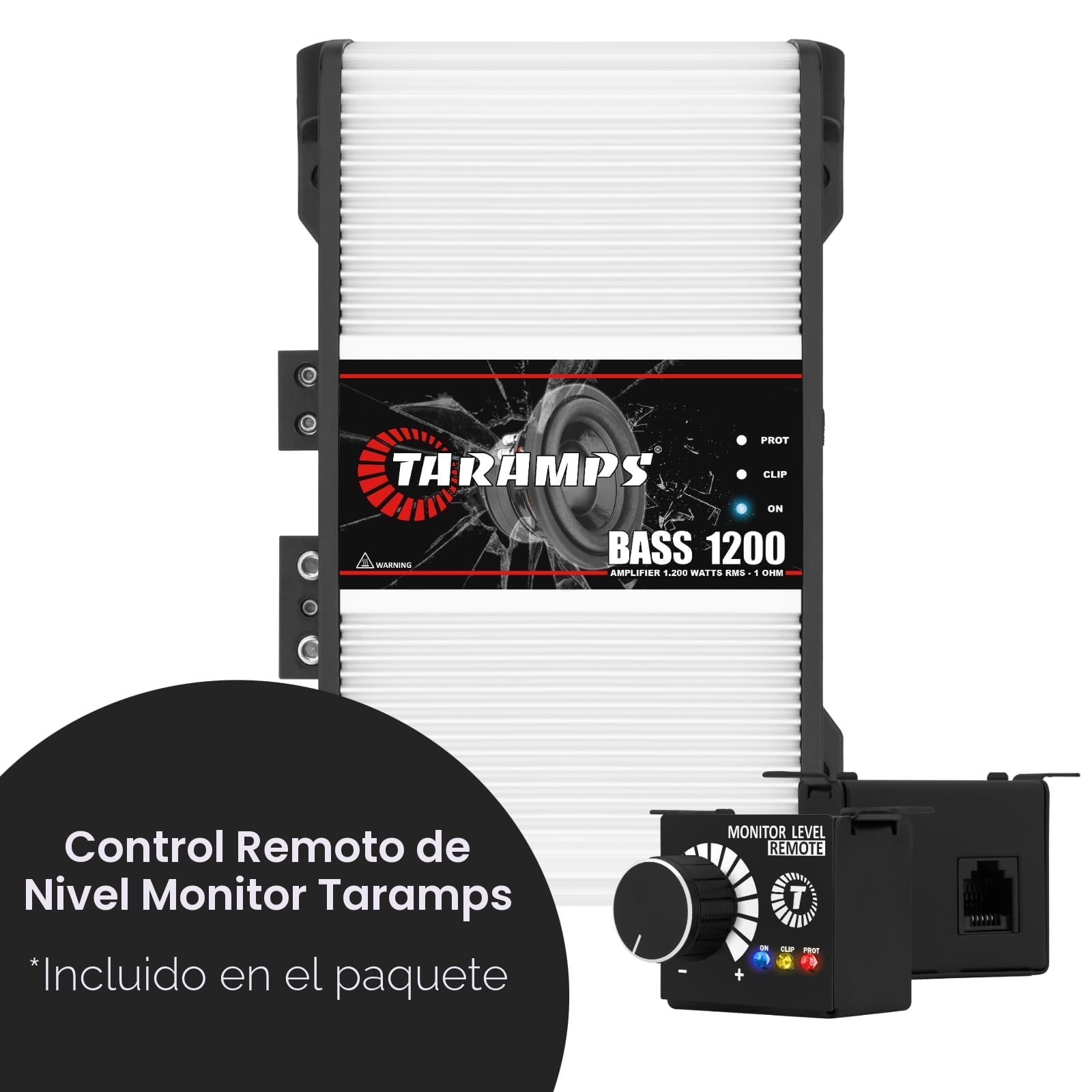 Amazon.com: Taramps BASS 1200 1 Ohm 1 canal Mosfet Amplificador