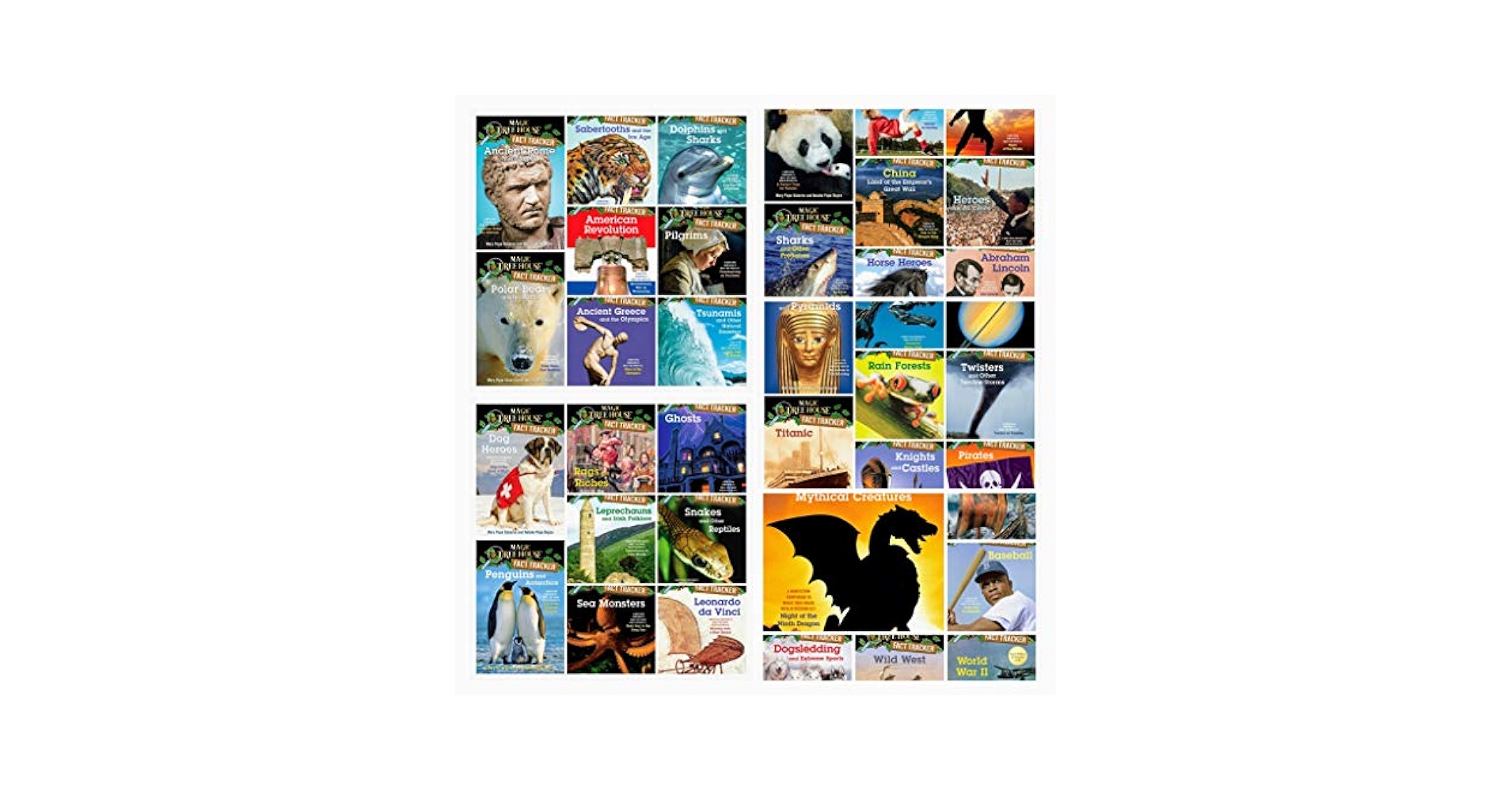 Magic Tree House Fact Trackers Complete 38 Book Set