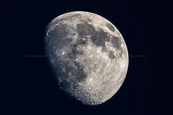 Amazon.com: Lunar Photography Print (Not Framed) Picture of