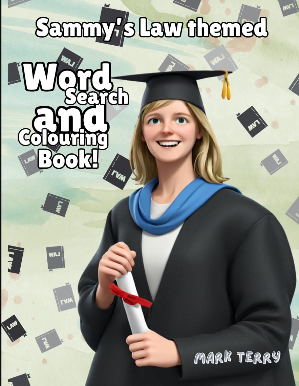 Sammy's Law Themed: Word search and Colouring book