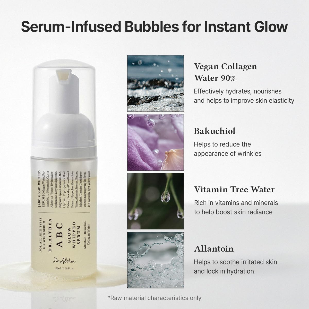 Amazon.com: Dr.Althea ABC Glow Whipped Serum | Bubble Toner with