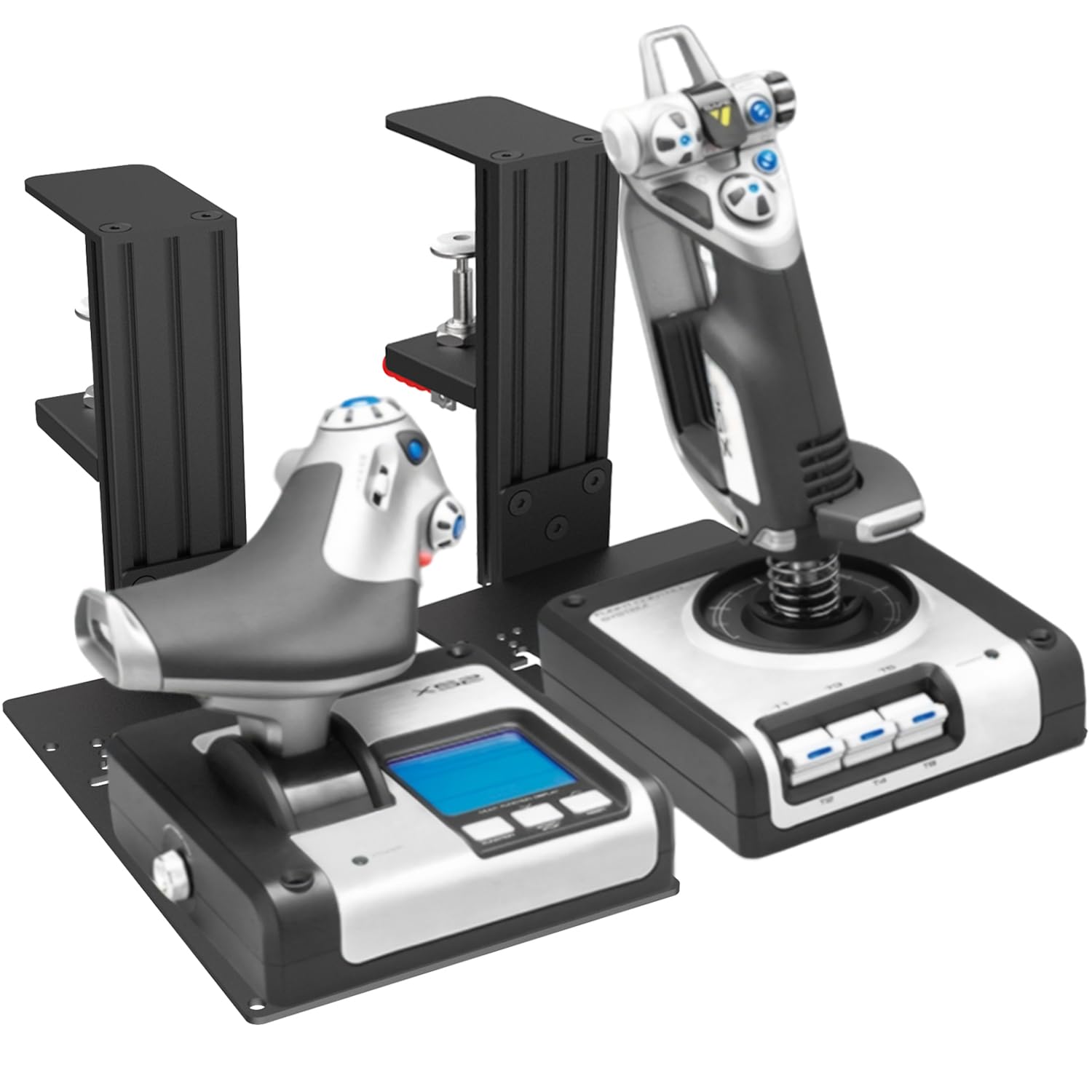 JUYEER Universal Hotas Desk Mount Compatible with Thrustmaster