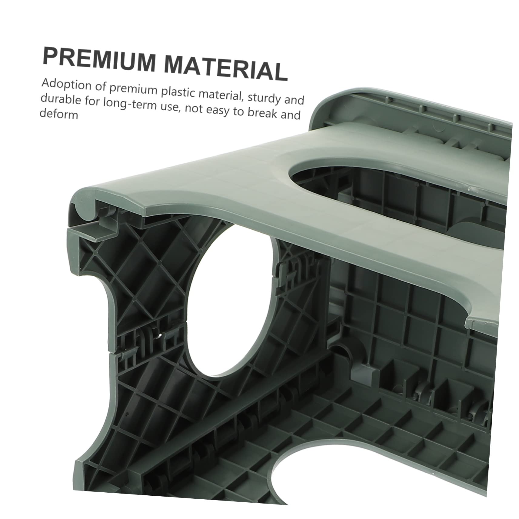 GALPADA Plastic Stool Lightweight Outdoor Fishing Seat for Portable Collapsible Stool for Hiking Garden Travel and More Durable Design for Use