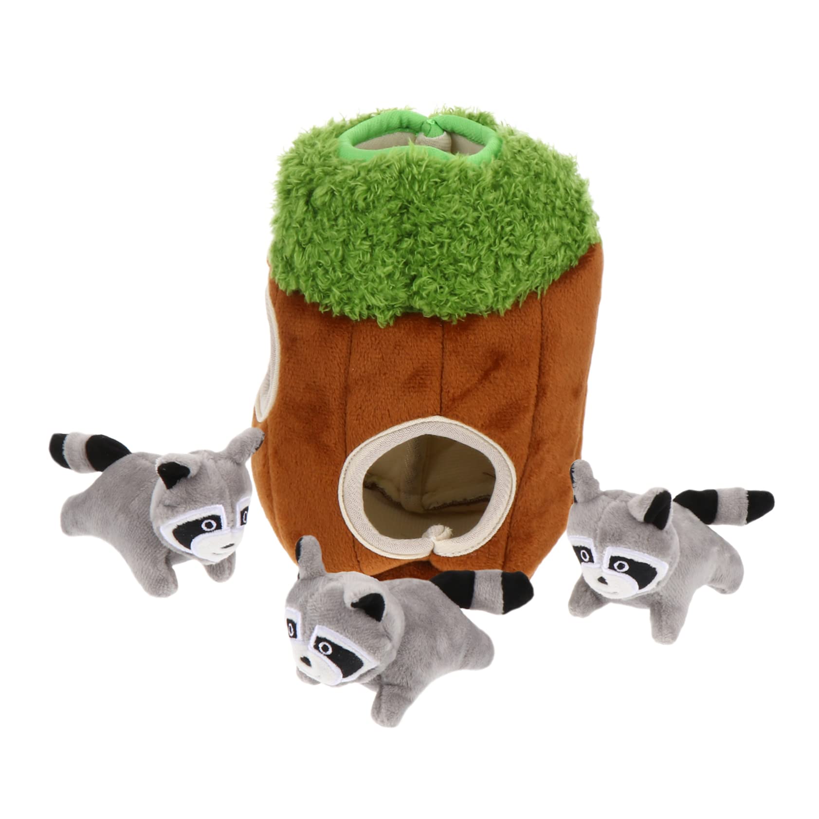 BUGUUYO4pcs Pet Toy Dog Squirrel and Tree Pet Molar Supplies Puzzle Toy for Dog Interactive Dog Squirrel Tree Toy Dog Chew Toy Puppy Toys Accessaries Pet Dog Toy Dog Puzzles Plush Paw Fox