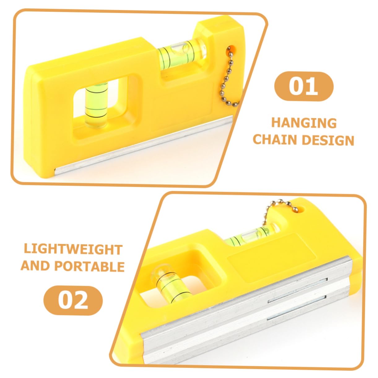 SHINEOFI 5 Pezzi Livello Magnetico Livella a Bolla Rotonda Misura Strumento Livellatore Livelle a Bolla Livello Digitale Metro Livellamento Strumento Di Portatile Governate Plastica