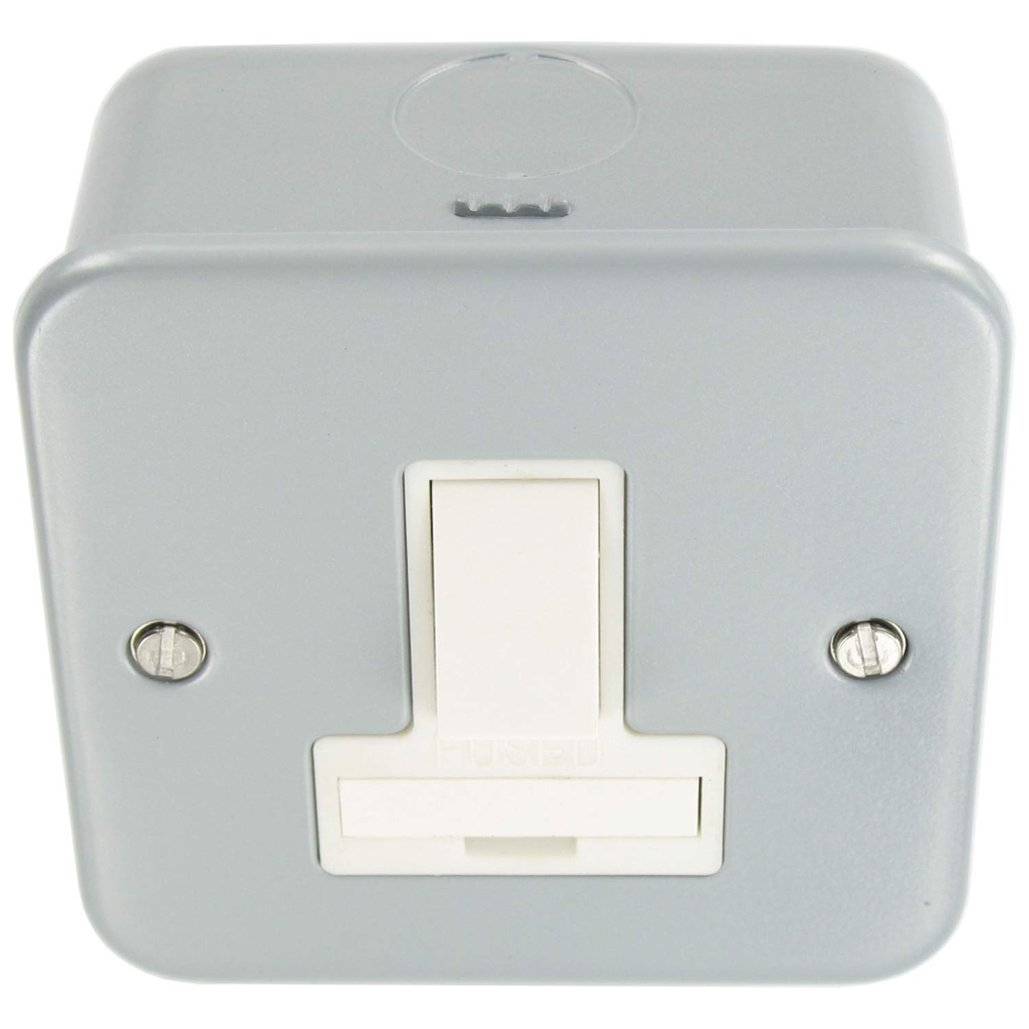 Buy 13A Metal Clad Switched Fused Spur Double Pole with Surface ing