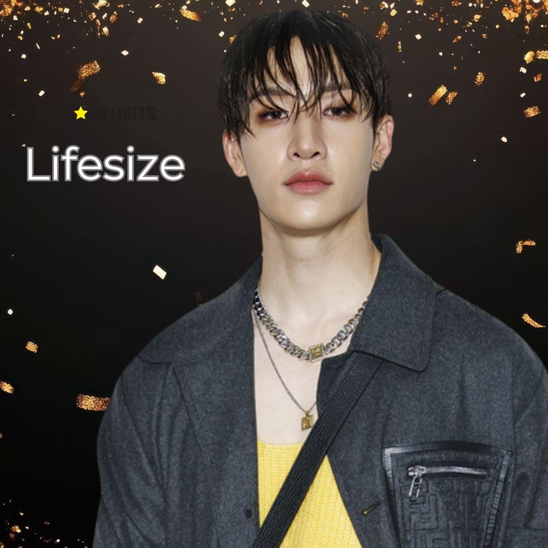 Star Cutouts CS1255 Bang Chan Pappaufsteller in Lebensgröße, 178 cm, tolles K-Pop-Fan, Geschenk und Party-Dekoration