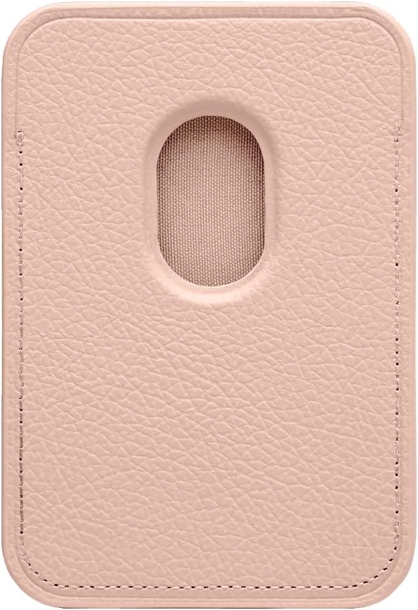 Front view of the CASETiFY MagSafe Wallet Card Holder in light pink