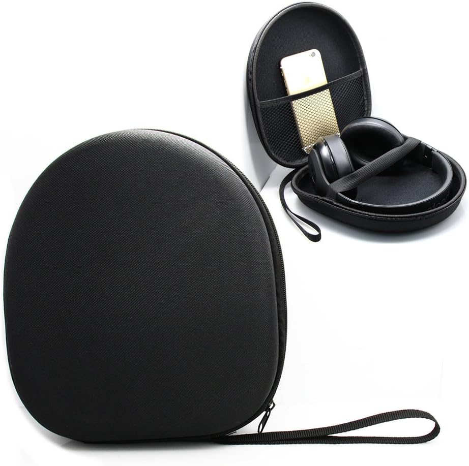 Large Headphone Case Universal Portable Protective Cover Pouch Bag Storage Box (21CM x 19CM x 6CM)