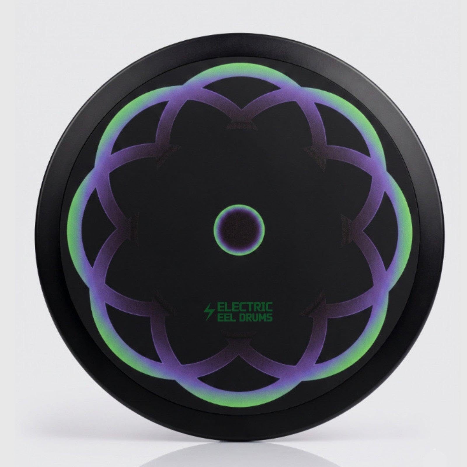 Drum Pad di Allenamento Batteria Snare Drum Accessori Esercizi Bacchette Superficie in Gomma Silenziosa Adatto a Studenti Principianti Mu, Verde