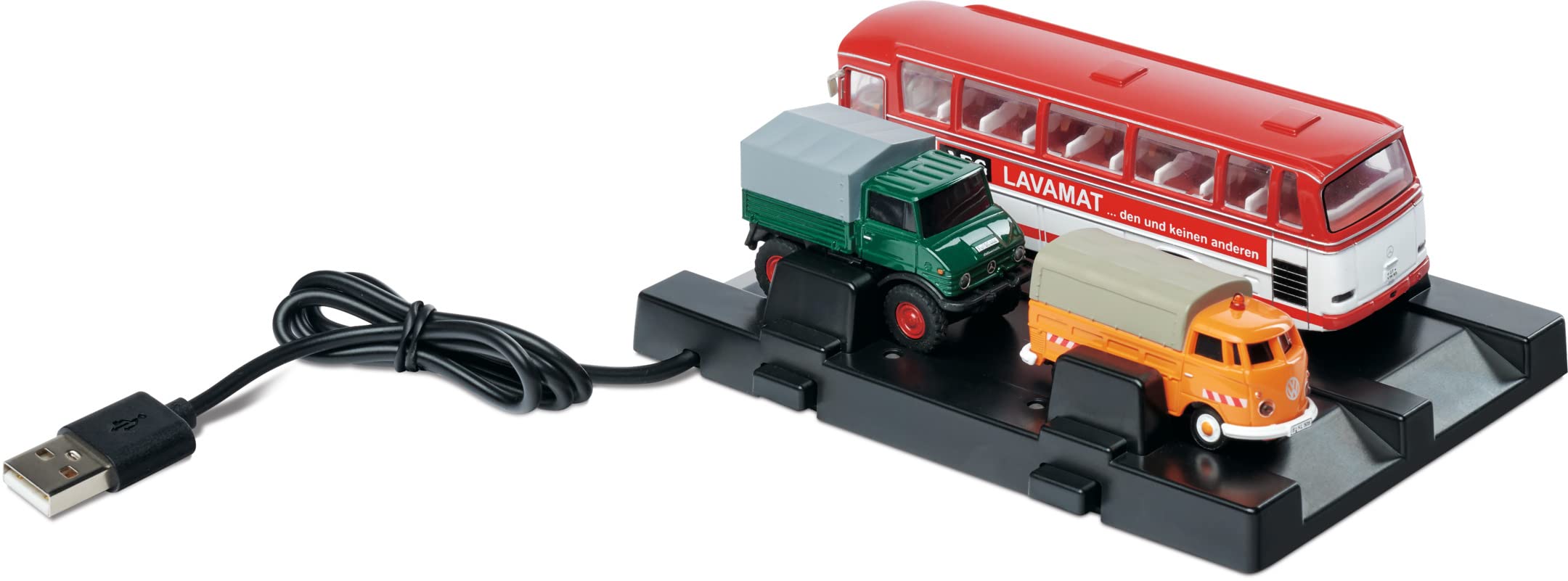 Carson 500504145 1:87 USB Estación de Carga cuádruple - Diorama Accesorios, Estado de Carga para Modelos, construcción de Modelos, 1:87, Cargador