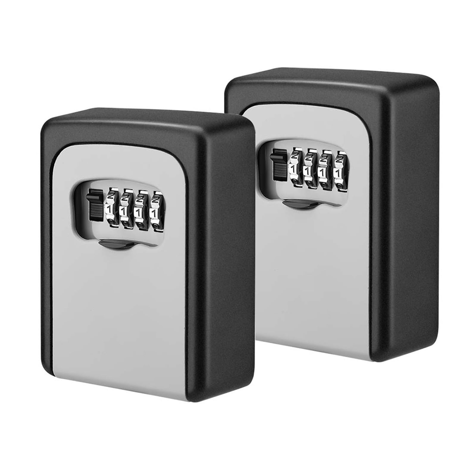 Security Safe Box Key Lock Box,Weatherproof 4 Digit Combination Password Storage Security Indoor Outdoor Safe(A3)