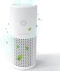 Purificadores de ar para quarto doméstico, filtro de ar H13 HEPA para odores de animais de estimação com função de fragrância, purificadores de ar pequenos com filtro 3 em 1 para escritório e cozinha