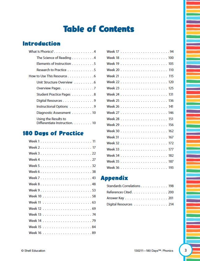180 Days of Phonics for Prekindergarten (180 Days of Practice) - Image 3