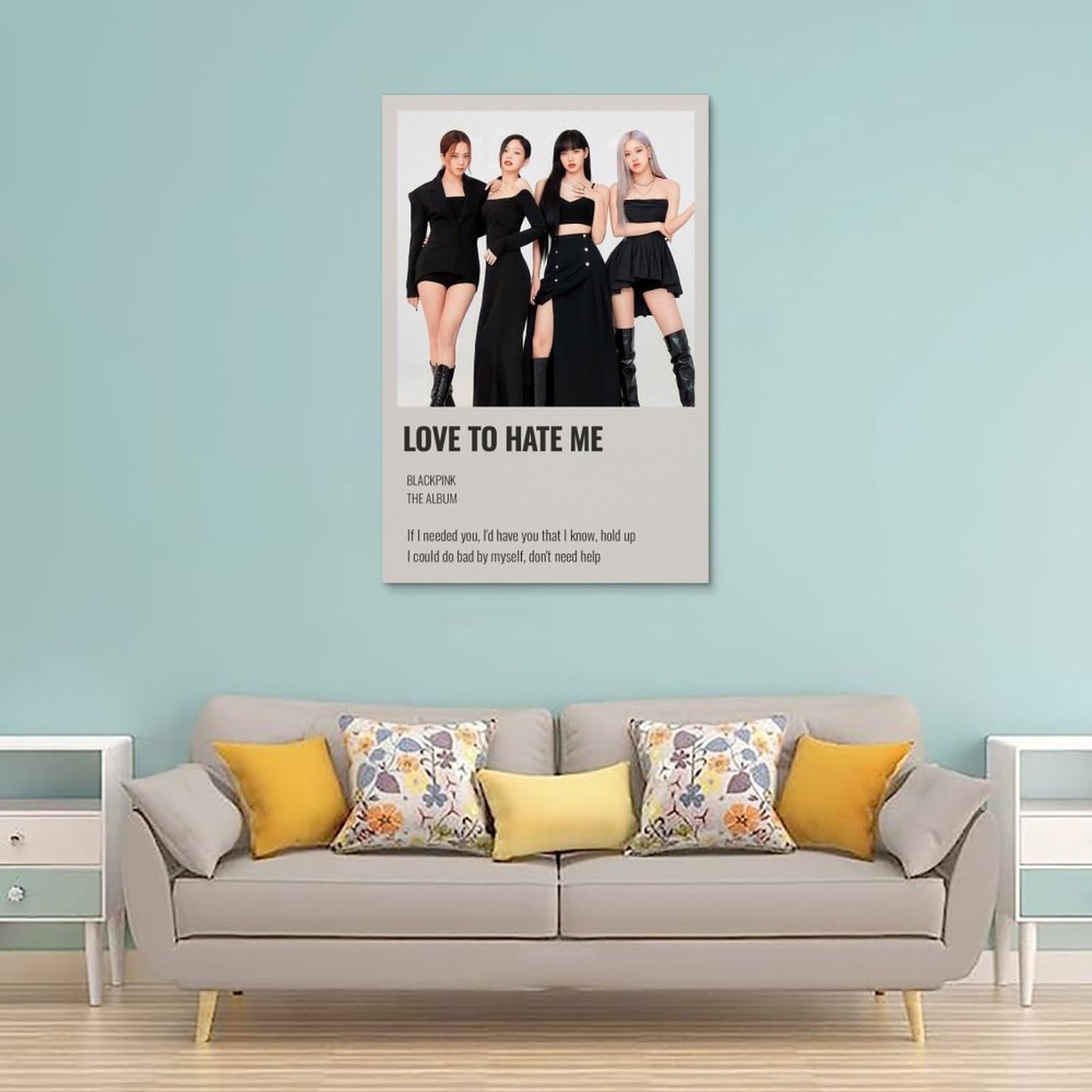 Peluche Blackpink Poster BLACKPINK Sur Toile 30x45cm - Décoration Murale K-pop - Chambre Ou Salon - Haute Qualité Poster Impression Uv