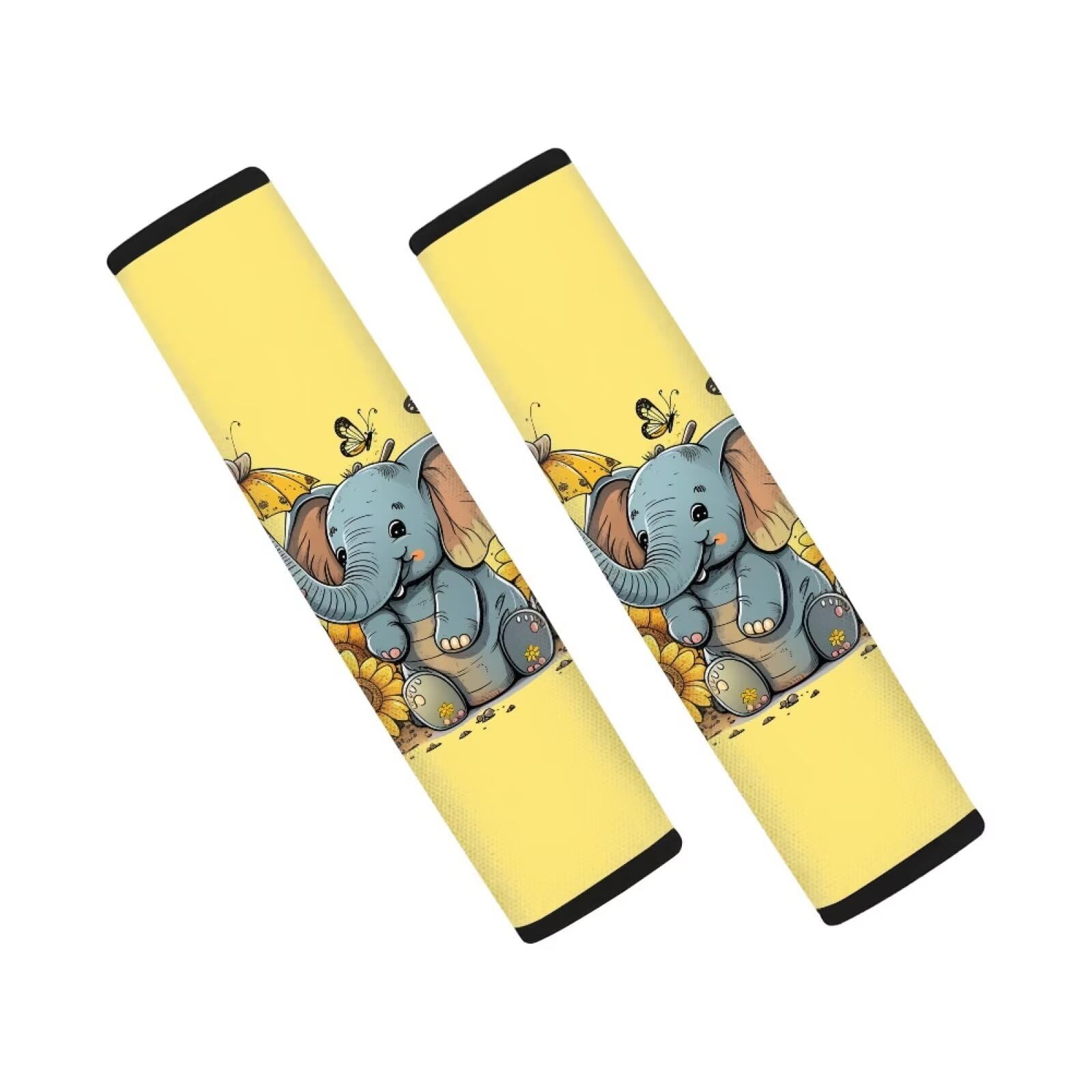 Showudesigns Highland Cow Sunflower Car Seat Belt Covers for Kids Adults Universal Fit Seatbelt Strap Cover Backpack Harness Pads Animal Cattle Flower Car Seatbelt Covers — view 26