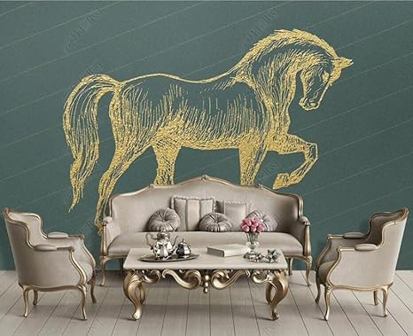 Amazon 壁画3d写真の壁紙 ウォールカバー 手描きの線馬 壁紙寝室のリビングルームの背景の壁の装飾の壁画 400x280cm 壁紙 Amazon 壁画3d写真の壁紙 ウォールカバー 手描きの線馬 壁紙寝室のリビングルームの背景の壁の装飾の壁画 400x280cm 壁紙