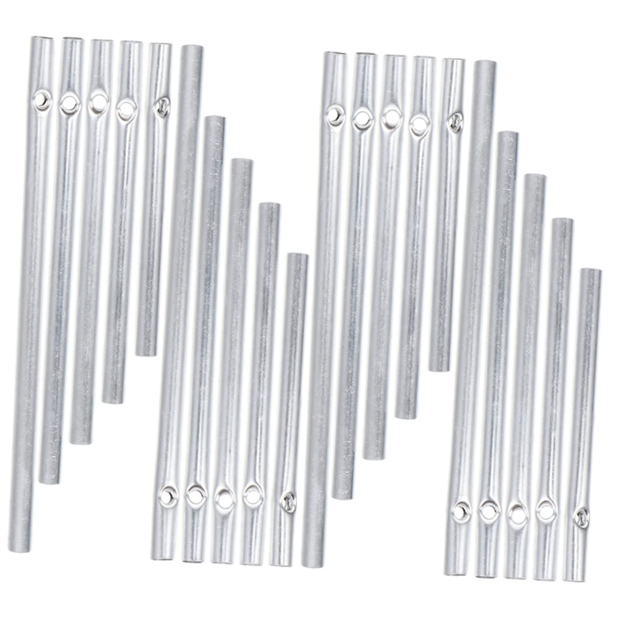 HEMOTON 30 Stück Windspielrohre Aus Aluminium - DIY Windspiel Set Für Garten
