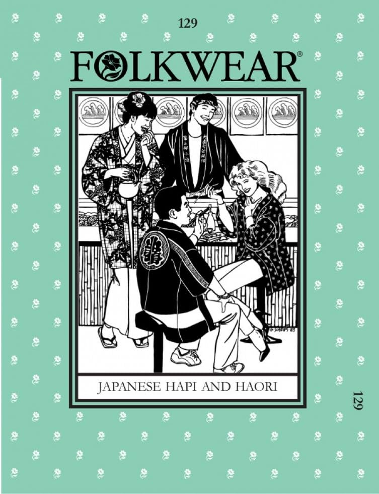 Folkwear Patterns Ladies & Mens Sewing Pattern Japanese Hapi & Haori