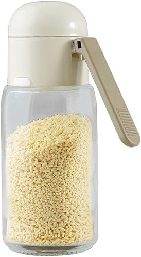 Miniatura 1 de Botella medidora de condimentos, salero, dispensador de sal de 0.02oz, dispensador de sal de especias de cristal, dispensador de especias de ración