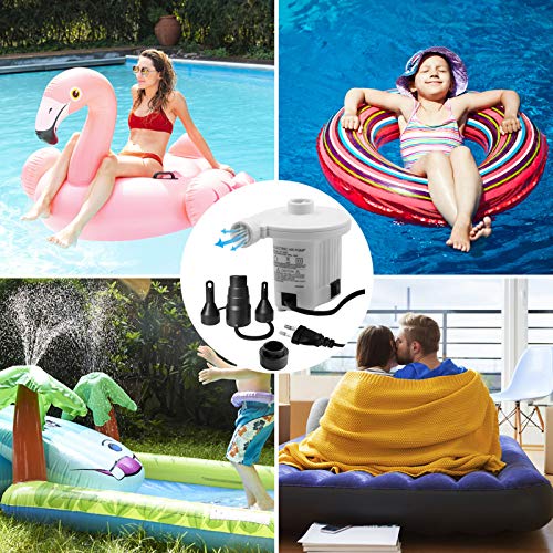 Bomba de enchimento, Andoer Bomba de insuflação elétrica AC220V-240V Bomba de ar de enchimento rápid