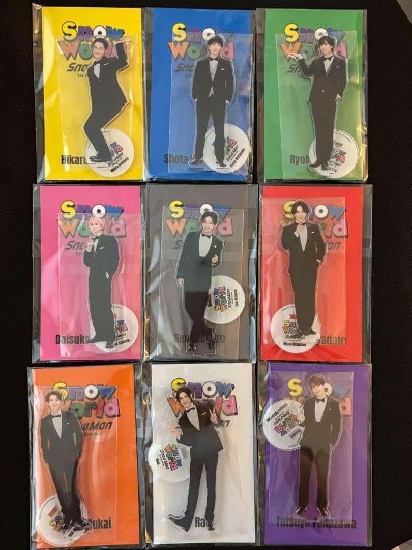 新品Man World スノワ個人アクスタ9人セット SnowMan スノーマン Snow World アクスタ 9人 全員 snowman9 人