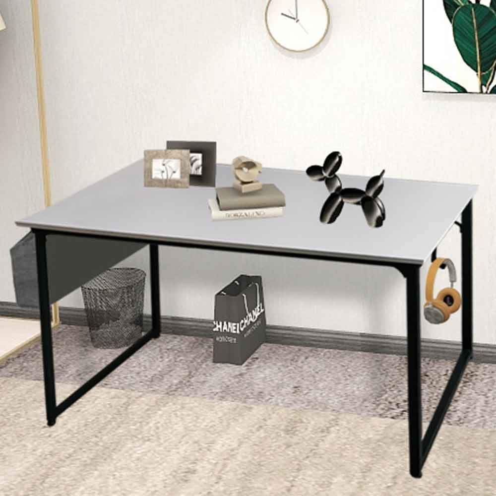 BAKAJI Escritorio Mesa De Trabajo Porta PC Ordenador Altura Regulable Mesa Sofá Con Tablero Y Estante Inferior De Madera MDF Estructura Metal Diseño Moderno 60 X 40 X 86 Cm (Nogal