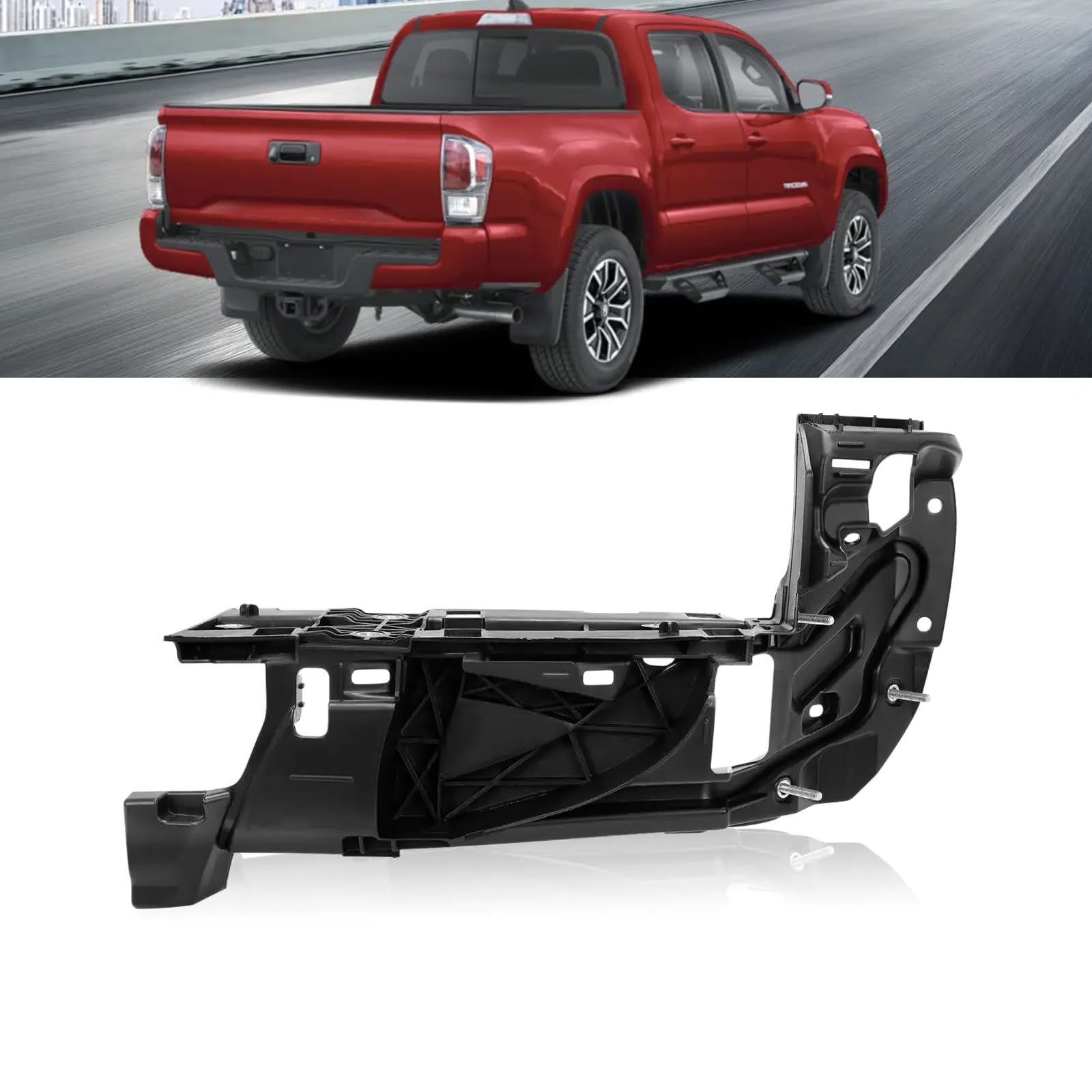 PENSUN Rear Bumper Outer Extension Insert Bracket Fit for Toyota Tacoma 2016-2023, Right Passenger Side, TO1105136, 5215304010