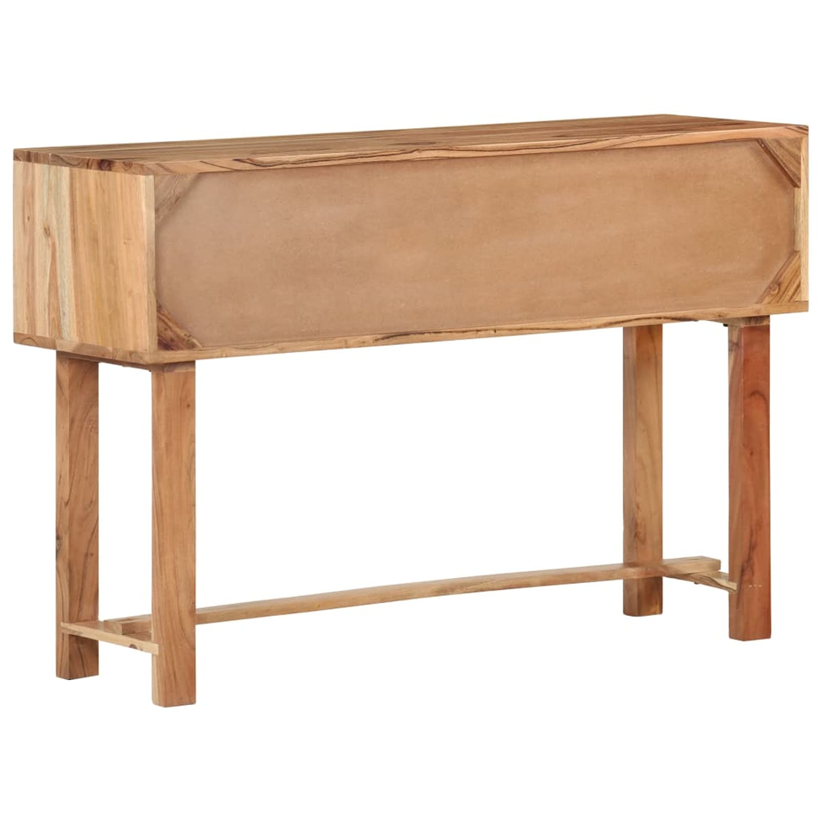 Homgoday Kredens 115 x 35 x 75 cm z litego drewna akacjowego, szafka kredensowa, szafka podłogowa, meble biurowe, szafka nocna do sypialni, szafka nocna do sypialni