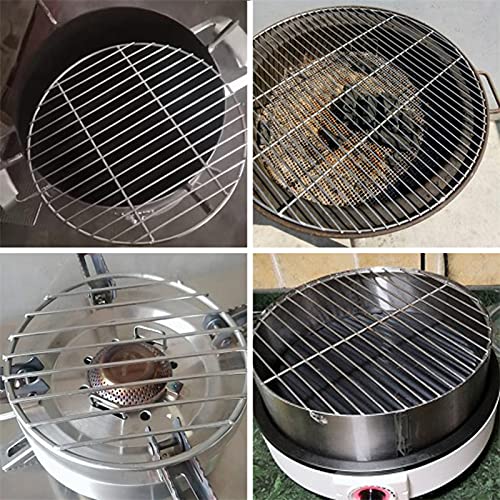 Malla Redonda para Parrilla de Barbacoa de Acero Inoxidable, Redes para Asar en casa, Herramienta para Parrilla, Redes de Hierro, Accesorios para Barbacoa, Rejilla Antiadherente para Barbacoa