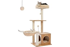 PEQULTI Boho Cat Tree: A Luxe Haven for Your Feline Friend