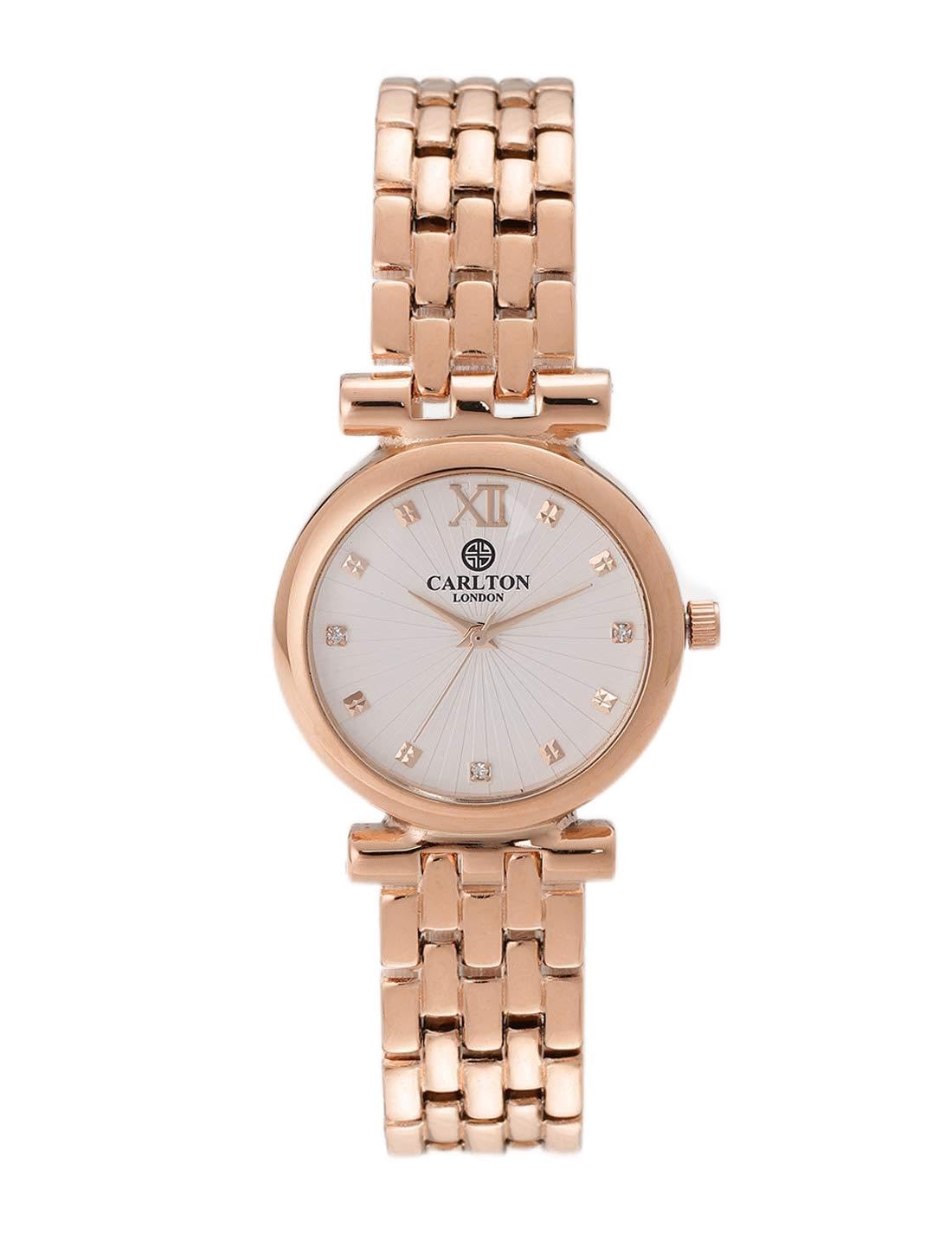 Carlton london Analog Silver Dial Womens Watch-CL006RSIR (B08L21T9WR) Amazon Price History, Amazon Price Tracker