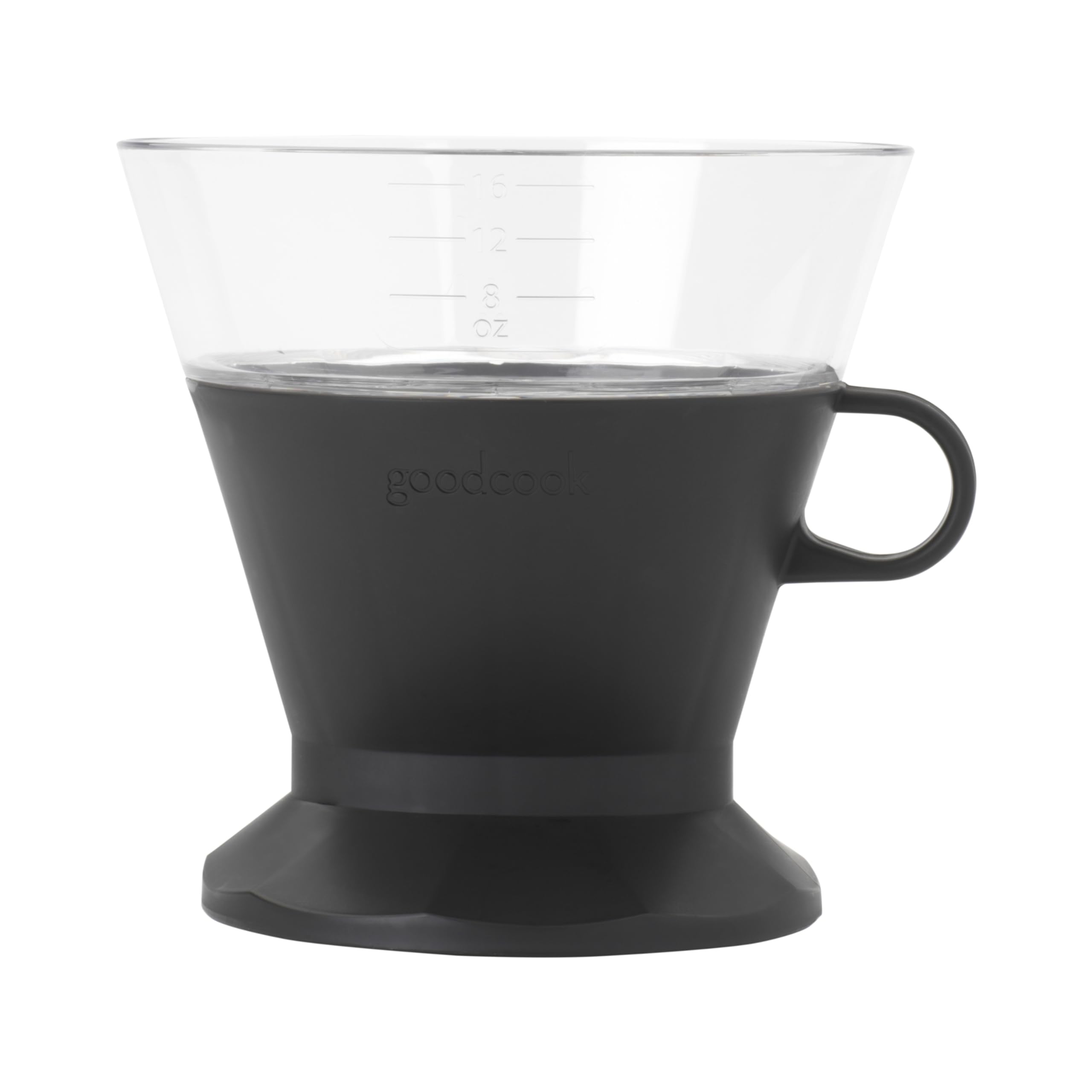 GoodCook Koffē Auto Drip Pourover, 16 ounce capacity, slow drip 3-minute brewing using #2 filters